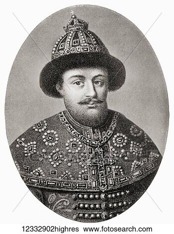 Aleksey Mikhailovich aka Alexis of Russia, 1629 1676. Russian Tsar. From Hutchinson's History of the Nations, published 1915. View Large Photo Image Stock Photograph - Aleksey Mikhailovich aka Alexis of Russia, 1629 1676. Russian Tsar. From Hutchinson's History of the Nations, published 1915.. Fotosearch