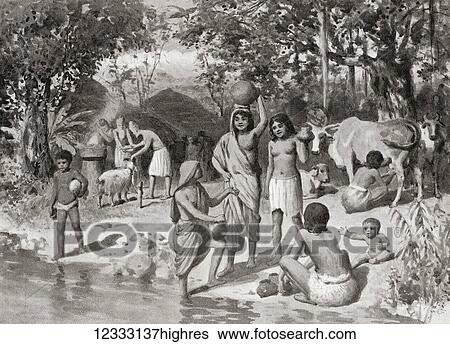 An Indo-Aryan settlement in ancient India. From Hutchinson's History of the Nations, published 1915. View Large Photo Image Stock Photograph - An Indo-Aryan settlement in ancient India. From Hutchinson's History of the Nations, published 1915.. Fotosearch