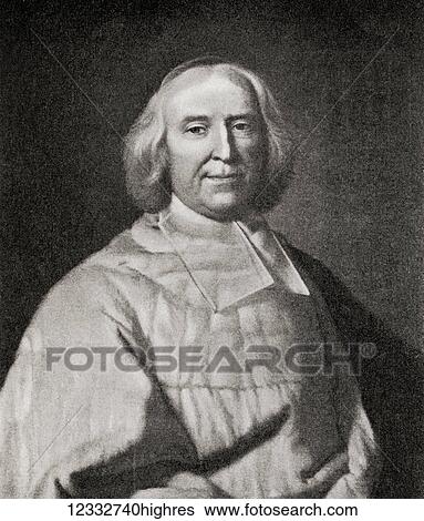 Stock Photograph - Andr-Hercule de Fleury, Bishop of Frjus, 1653 1743. French cardinal and chief minister of Louis XV. From Hutchinson's History of the Nations, published 1915.. Fotosearch