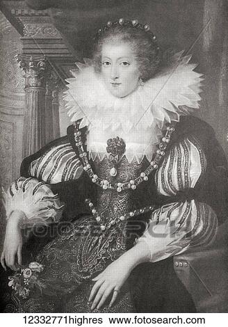 Anne of Austria, 1601 1666. Queen consort of France and Navarre, regent for her son, Louis XIV of France, and a Spanish and Portuguese Infanta by birth. From Hutchinson's History of the Nations, published 1915 View Large Photo Image Stock Photograph - Anne of Austria, 1601 1666. Queen consort of France and Navarre, regent for her son, Louis XIV of France, and a Spanish and Portuguese Infanta by birth. From Hutchinson's History of the Nations, published 1915. Fotosearch