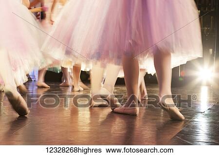 Stock Photograph - Ballerinas Performing In The Nutcracker. Fotosearch