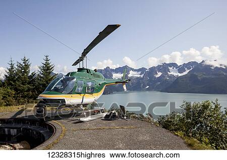 Bell Jet Ranger Iii Helicopter Landing In Kachemak Bay State Park, Southcentral Alaska, USA View Large Photo Image Stock Photograph - Bell Jet Ranger Iii Helicopter Landing In Kachemak Bay State Park, Southcentral Alaska, USA. Fotosearch
