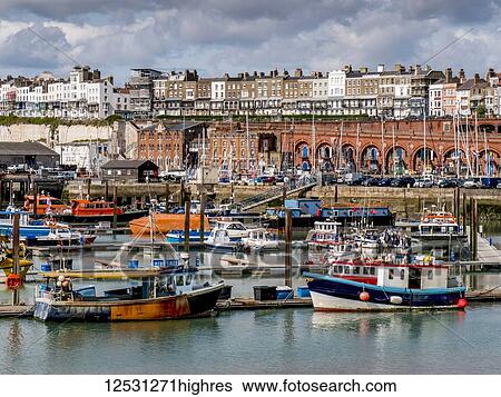 Boats in Ramsgate Harbour; Ramsgate, Kent, England View Large Photo Image Stock Photograph - Boats in Ramsgate Harbour; Ramsgate, Kent, England. Fotosearch