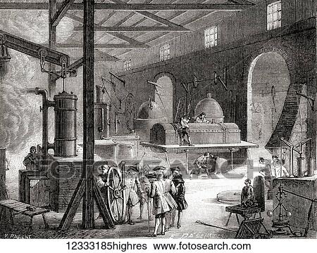 Boulton and Watt's steam engine factory at Soho, Handsworth, Birmingham. Matthew Boulton, 1728 1809. English manufacturer and business partner of Scottish engineer James Watt. James Watt, 1736 -1819. Scottish inventor, mechanical engineer and... View Large Photo Image Stock Photograph - Boulton and Watt's steam engine factory at Soho, Handsworth, Birmingham. Matthew Boulton, 1728 1809. English manufacturer and business partner of Scottish engineer James Watt. James Watt, 1736 -1819. Scottish inventor, mechanical engineer and.... Fotosearch