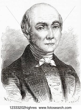 Stock Photograph - Charles Dallery, 1754 - 1835. French mechanic and inventor. From Les Merveilles de la Science, published 1870.. Fotosearch