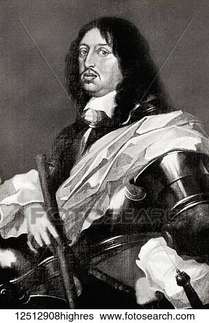 Stock Photograph - Charles X Gustav, aka Carl Gustav, 1622 1660. King of Sweden. From Hutchinson's History of the Nations, published 1915.. Fotosearch
