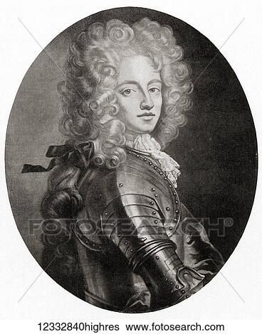 Stock Photograph - Charles XII, also Carl, 1682 1718. King of Sweden from 1697 to 1718. From Hutchinson's History of the Nations, published 1915.. Fotosearch