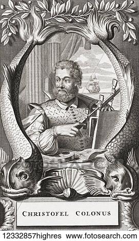 Stock Photograph - Christopher Columbus, c. 1450/1451 to 1506. Genoese explorer, navigator and colonizer.. Fotosearch