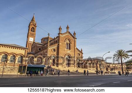 Church of Our Lady of the Rosary (commonly called the cathedral); Asmara, Central Region, Eritrea View Large Photo Image Stock Photograph - Church of Our Lady of the Rosary (commonly called the cathedral); Asmara, Central Region, Eritrea. Fotosearch