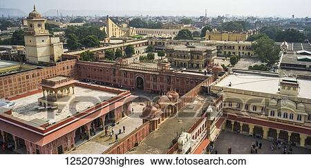 Stock Photograph - City Palace; Jaipur, India. Fotosearch