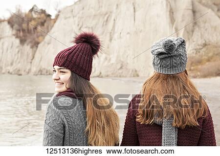 Close-up of two friends at the Scarborough Bluffs along Lake Ontario in autumn; Scarborough, Ontario, Canada View Large Photo Image Stock Photograph - Close-up of two friends at the Scarborough Bluffs along Lake Ontario in autumn; Scarborough, Ontario, Canada. Fotosearch