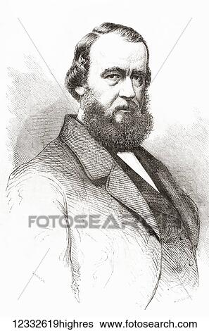 Constant Troyon, 1810 1865. French painter of the Barbizon school. From Album-Evenement, Prime du Journal L'Evenement, published 1865. View Large Photo Image Stock Photograph - Constant Troyon, 1810 1865. French painter of the Barbizon school. From Album-Evenement, Prime du Journal L'Evenement, published 1865.. Fotosearch