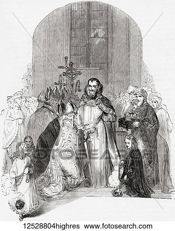 Coronation of Henry IV, 13 October 1399. Henry IV, 1367 - 1413, aka Henry of Bolingbroke. King of England and Lord of Ireland. From Old England: A Pictorial Museum, published 1847. View Large Photo Image Stock Photograph - Coronation of Henry IV, 13 October 1399. Henry IV, 1367 - 1413, aka Henry of Bolingbroke. King of England and Lord of Ireland. From Old England: A Pictorial Museum, published 1847.. Fotosearch