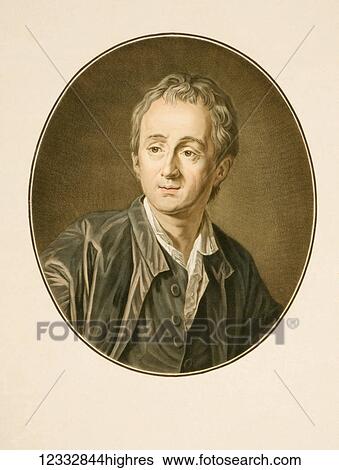 Stock Photograph - Denis Diderot, 1713 - 1784. French philosopher, art critic and writer.. Fotosearch