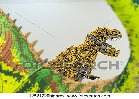 Dinosaurs made of Lego bricks, Lego House; Billund, Denmark View Large Photo Image Stock Photograph - Dinosaurs made of Lego bricks, Lego House; Billund, Denmark. Fotosearch