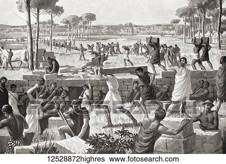 Draining the site of ancient Rome. From Hutchinson's History of the Nations, published 1915. View Large Photo Image Stock Photograph - Draining the site of ancient Rome. From Hutchinson's History of the Nations, published 1915.. Fotosearch