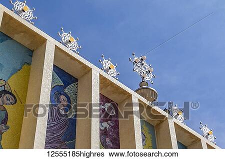 Stock Photograph - Enda Mariam Cathedral; Asmara, Central Region, Eritrea. Fotosearch