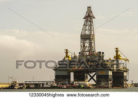 Ensco 7500 Drilling Platform, Santa Cruz Harbour; Santa Cruz, Tenerife, Canary Islands, Spain View Large Photo Image Stock Photograph - Ensco 7500 Drilling Platform, Santa Cruz Harbour; Santa Cruz, Tenerife, Canary Islands, Spain. Fotosearch