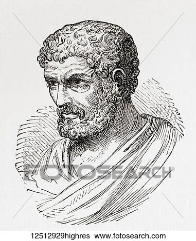 Stock Photograph - Euclid aka Euclid of Alexandria, c. 325 BC - c. 270 BC. Greek mathematician, often referred to as the founder of geometry and the father of geometry. From Ward and Lock's Illustrated History of the World, published c. 1882.. Fotosearch