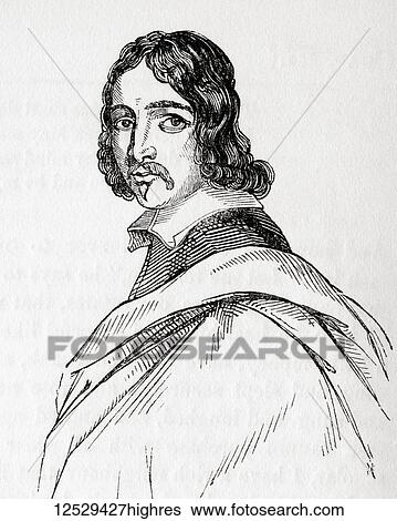 Stock Photograph - Francis Moore, 1657 1715. British physician and astrologer. From Old England: A Pictorial Museum, published 1847.. Fotosearch