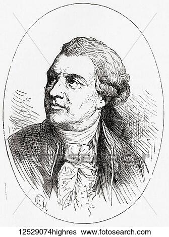 Stock Photograph - Friedrich Gottlieb Klopstock, 1724 1803. German poet. From Ward and Lock's Illustrated History of the World, published c. 1882.. Fotosearch