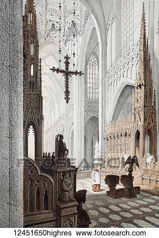 from Monuments Darchitecture et de Sculpture ex Belgique. Dessins Dapres Nature Lithographies Par F Stroobant. Charles Muquardt, Editeur. Published 1855. Simonau & Toovey, Brussels. Fine art prints. ANtwerp Cathedral. The Cathedral of Our Lady (Dutch:... View Large Photo Image Stock Photograph - from Monuments Darchitecture et de Sculpture ex Belgique. Dessins Dapres Nature Lithographies Par F Stroobant. Charles Muquardt, Editeur. Published 1855. Simonau & Toovey, Brussels. Fine art prints. ANtwerp Cathedral. The Cathedral of Our Lady (Dutch:.... Fotosearch