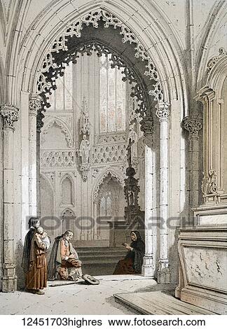 from Monuments Darchitecture et de Sculpture ex Belgique. Dessins Dapres Nature Lithographies Par F Stroobant. Charles Muquardt, Editeur. Published 1855. Simonau & Toovey, Brussels. Fine art prints. Chapel in St James church at Liege View Large Photo Image Stock Photograph - from Monuments Darchitecture et de Sculpture ex Belgique. Dessins Dapres Nature Lithographies Par F Stroobant. Charles Muquardt, Editeur. Published 1855. Simonau & Toovey, Brussels. Fine art prints. Chapel in St James church at Liege. Fotosearch