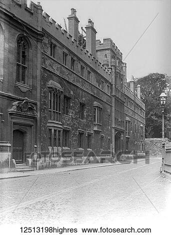 Glass Negative circa 1900. Victorian. Social History. Brasenose College (BNC), officially The King's Hall and College of Brasenose, is one of the constituent colleges of the University of Oxford in the United Kingdom. It was founded in 1509, with the... View Large Photo Image Stock Photograph - Glass Negative circa 1900. Victorian. Social History. Brasenose College (BNC), officially The King's Hall and College of Brasenose, is one of the constituent colleges of the University of Oxford in the United Kingdom. It was founded in 1509, with the.... Fotosearch