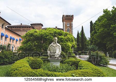 Stock Photograph - Golf and Country Club Castello Di Spessa; Spessa, Province of Pavia, Lombardy, Italy. Fotosearch