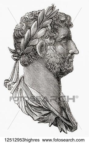 Hadrian, 76 138. Roman emperor. From Ward and Lock's Illustrated History of the World, published c. 1882. View Large Photo Image Stock Photograph - Hadrian, 76 138. Roman emperor. From Ward and Lock's Illustrated History of the World, published c. 1882.. Fotosearch