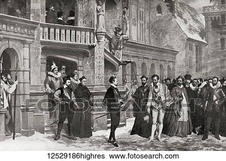 Henry III and the Duke of Guise at The Chteau de Blois, 1588 before the latter's assassination by Henry's bodyguards. Henry III, 1551 1589. King of the Polish-Lithuanian Commonwealth from 1573 to 1575 and King of France. Henry I, Prince of... View Large Photo Image Stock Photograph - Henry III and the Duke of Guise at The Chteau de Blois, 1588 before the latter's assassination by Henry's bodyguards. Henry III, 1551 1589. King of the Polish-Lithuanian Commonwealth from 1573 to 1575 and King of France. Henry I, Prince of.... Fotosearch
