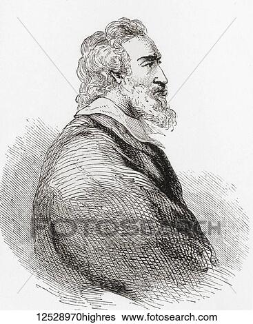 Stock Photograph - Henry IV, aka Good King Henry, 1553 1610. King of Navarre (as Henry III) from 1572 to 1610 and King of France from 1589 to 1610. From Ward and Lock's Illustrated History of the World, published c. 1882.. Fotosearch