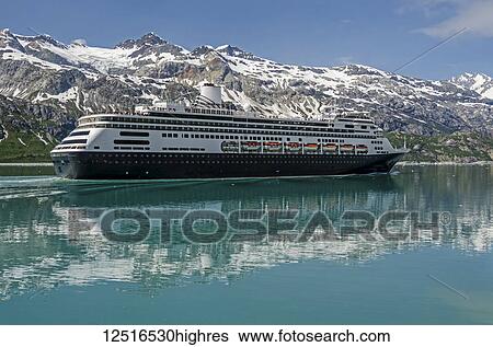 Holland America cruise ship in front of Margerie Glacier, Tarr Inlet, Glacier Bay National Park and Preserve, Southeast Alaska; Alaska, United States of America View Large Photo Image Stock Photograph - Holland America cruise ship in front of Margerie Glacier, Tarr Inlet, Glacier Bay National Park and Preserve, Southeast Alaska; Alaska, United States of America. Fotosearch