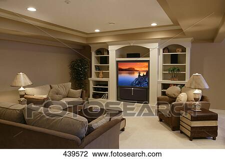 Stock Image - Home entertainment system. Fotosearch