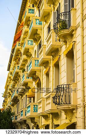 Stock Photograph - Hotel Le Negresco; Nice, Cote D'azur, France. Fotosearch