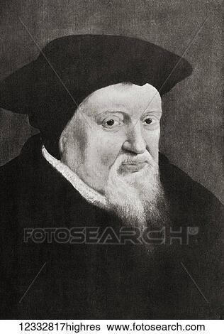 Stock Photograph - Huldrych Zwingli or Ulrich Zwingli, 1484 1531. A leader of the Protestant Reformation in Switzerland. From Hutchinson's History of the Nations, published 1915.. Fotosearch