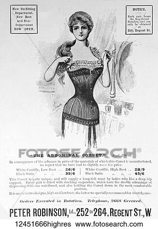 Stock Photograph - Illustrated London News record of Transvall War 1899-1900. The chievements of the home and colonial forces in the great conflict with the Boer Republics. Spencer Wilkinson record. Corset advertisment. Fotosearch