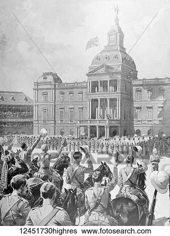 Illustrated London News record of Transvall War 1899-1900. The chievements of the home and colonial forces in the great conflict with the Boer Republics. Spencer Wilkinson record. The occupation of Pretoria by the British Forces. Hoisting the Union... View Large Photo Image Stock Photograph - Illustrated London News record of Transvall War 1899-1900. The chievements of the home and colonial forces in the great conflict with the Boer Republics. Spencer Wilkinson record. The occupation of Pretoria by the British Forces. Hoisting the Union.... Fotosearch