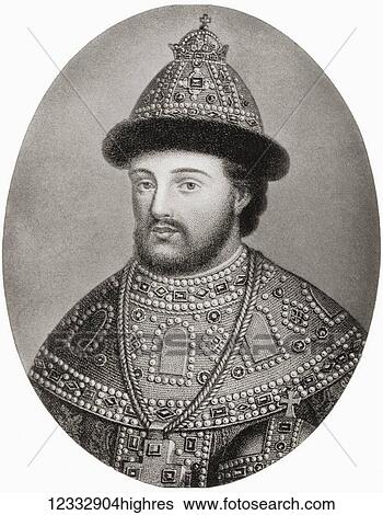 Ivan V Alekseyevich, aka Ivan V of Russia, 1666 1696. Joint Tsar of Russia with his younger half-brother Peter I. From Hutchinson's History of the Nations, published 1915. View Large Photo Image Stock Photograph - Ivan V Alekseyevich, aka Ivan V of Russia, 1666 1696. Joint Tsar of Russia with his younger half-brother Peter I. From Hutchinson's History of the Nations, published 1915.. Fotosearch