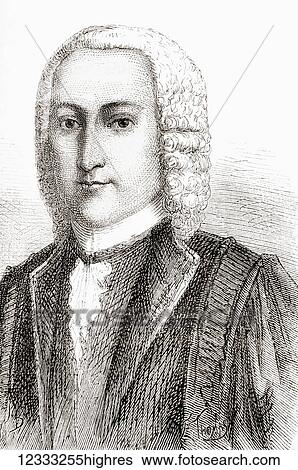 Stock Photograph - Jacques de Romas, 1713 1776. French physicist. From Les Merveilles de la Science, published 1870.. Fotosearch