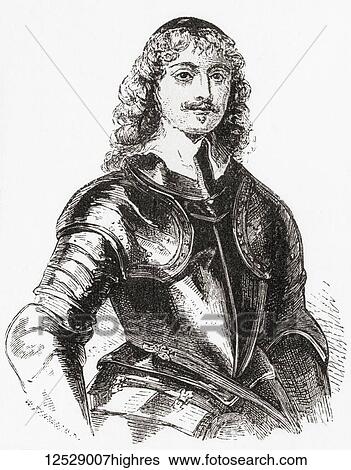 Stock Photograph - James Graham, 1st Marquess of Montrose, 1612 1650. Scottish nobleman, poet and soldier. From Ward and Lock's Illustrated History of the World, published c. 1882.. Fotosearch