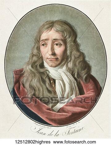 Stock Photograph - Jean de La Fontaine, 1621-1695. French fabulist and poet.. Fotosearch