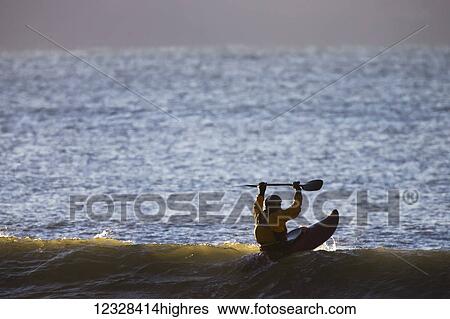 Kayaker In Kachemak Bay Near Homer, Southcentral Alaska, USA View Large Photo Image Stock Photograph - Kayaker In Kachemak Bay Near Homer, Southcentral Alaska, USA. Fotosearch