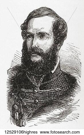 Stock Photograph - Lajos Kossuth de Udvard et Kossuthfalva, aka Louis Kossuth, 1802 1894. Hungarian lawyer, journalist, politician, statesman and Governor-President of the Kingdom of Hungary during the revolution of 184849. From Ward and Lock's Illustrated History of.... Fotosearch