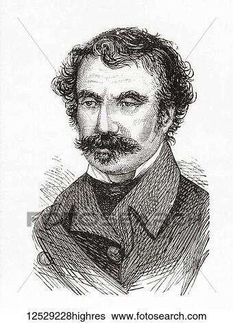 Stock Photograph - Lieutenant-General Sir James Outram, 1st Baronet, 1803 1863. English general who fought in the Indian Rebellion of 1857. From Ward and Lock's Illustrated History of the World, published c. 1882.. Fotosearch