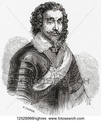 Stock Photograph - Louis de Bourbon or Louis I, Prince of Cond, 1530 1569. Prominent Huguenot leader and general, the founder of the House of Cond. From Ward and Lock's Illustrated History of the World, published c. 1882.. Fotosearch