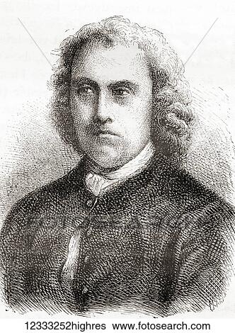 Stock Photograph - Louis-Guillaume Le Monnier aka Lemonnier, 1717 1799. French natural scientist. From Les Merveilles de la Science, published 1870.. Fotosearch