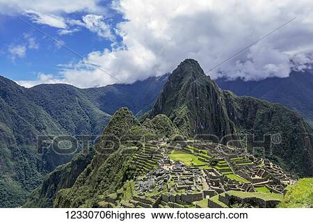 Stock Photograph - Machu Picchu; Cuzco Province, Peru. Fotosearch