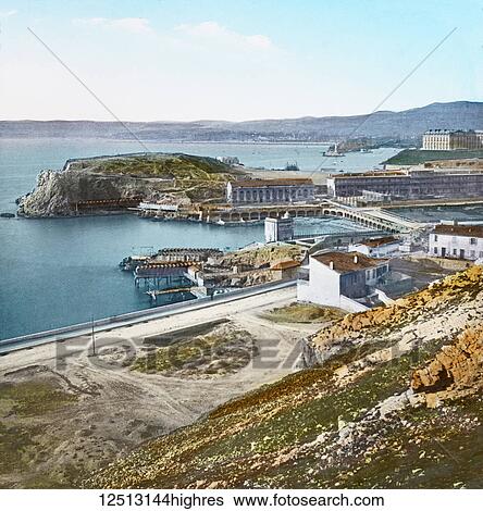 Magic Lantern slide circa 1900 hand coloured. Titled Cities and places of interest in the Mediterranean. 5. MARSEILLES FROM NOTRE DAME DE LA GARDE. This gives us a good view of the harbour of this prosperous city from one of the finest points in its... View Large Photo Image Stock Photograph - Magic Lantern slide circa 1900 hand coloured. Titled Cities and places of interest in the Mediterranean. 5. MARSEILLES FROM NOTRE DAME DE LA GARDE. This gives us a good view of the harbour of this prosperous city from one of the finest points in its.... Fotosearch