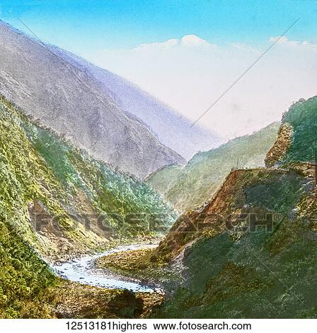 Magic Lantern slide circa 1900 hand coloured. Titled Cities and places of interest in the Mediterranean. 50'THE GORGE OF SCHIFFA NEAR ALGIERS. Every visitor to Algiers is strongly recommended to make a trip to this gorge, and the recommendation is well... View Large Photo Image Stock Photograph - Magic Lantern slide circa 1900 hand coloured. Titled Cities and places of interest in the Mediterranean. 50'THE GORGE OF SCHIFFA NEAR ALGIERS. Every visitor to Algiers is strongly recommended to make a trip to this gorge, and the recommendation is well.... Fotosearch